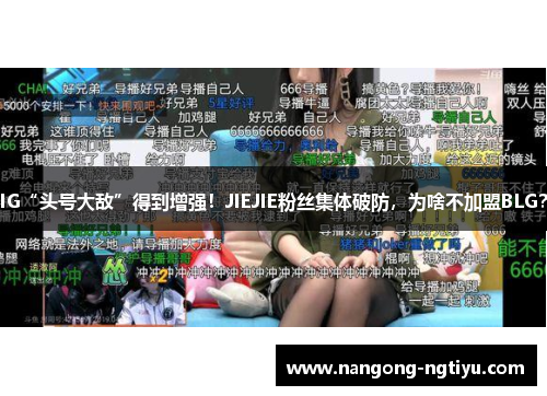 IG“头号大敌”得到增强！JIEJIE粉丝集体破防，为啥不加盟BLG？